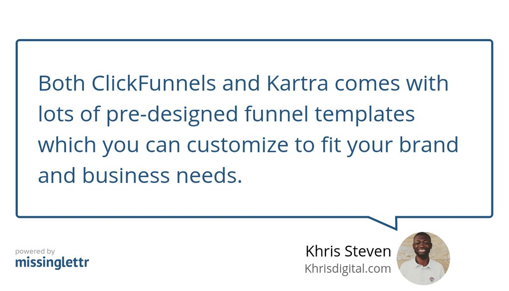 KhrisDigital's tweet image. Helpful comparison of two all-in-one sales funnel software for business owners lttr.ai/KbOu #Kartra #SalesFunnelBuilder #ClickFunnels #Automation #SalesFunnel