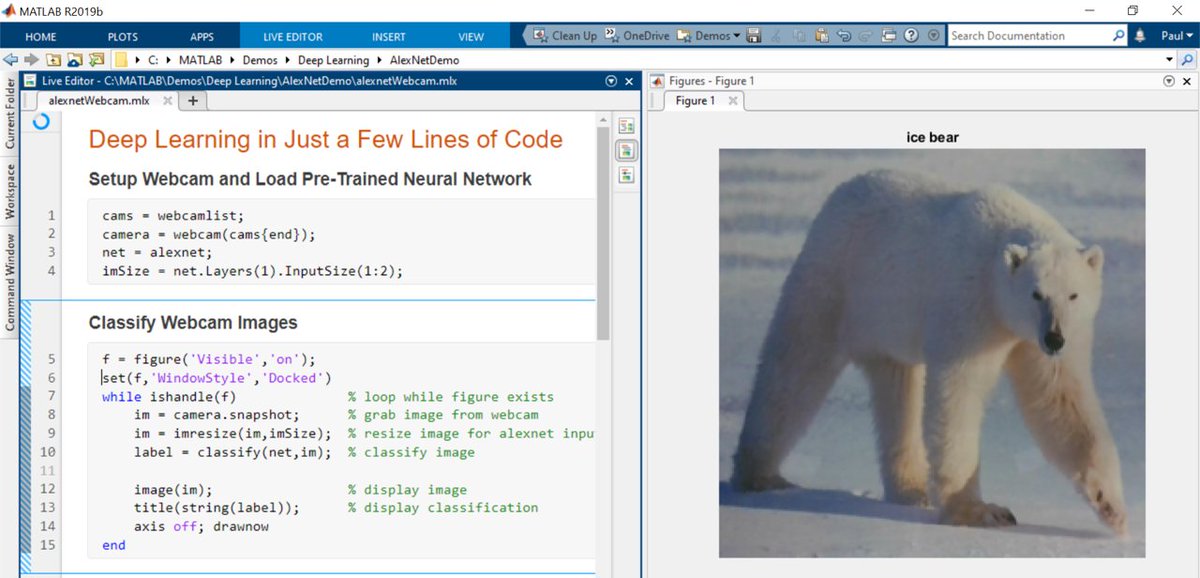 MathWorks's tweet image. We're sharing fun #deeplearning demos at @galwayscience this weekend! #BelieveinScience #GalwayScience