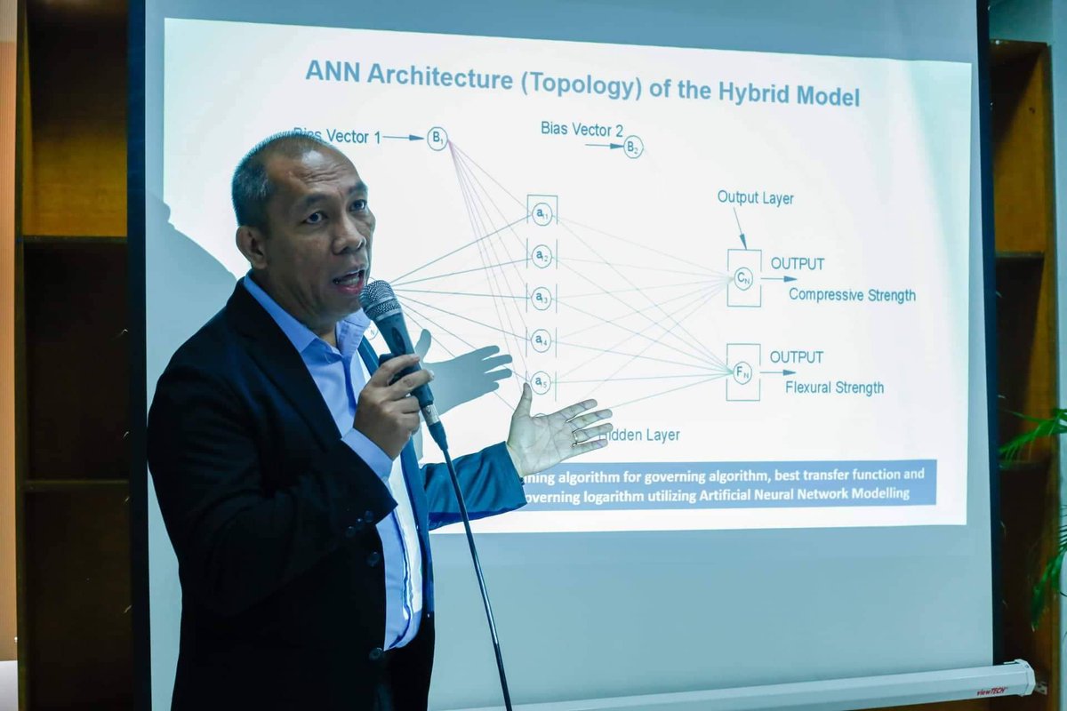 MapuaUnivCEGE's tweet photo. The School of Civil, Environmental and Geological Engineering takes pride in having our regarded CEM Program Chair, Dr. Dante L. Silva take part in the Mapúa-Chung Yuan Christian University (CYCU) MIini-Colloquium on Applied Materials where he delivered a talk. https://t.co/iM71OsUmCB