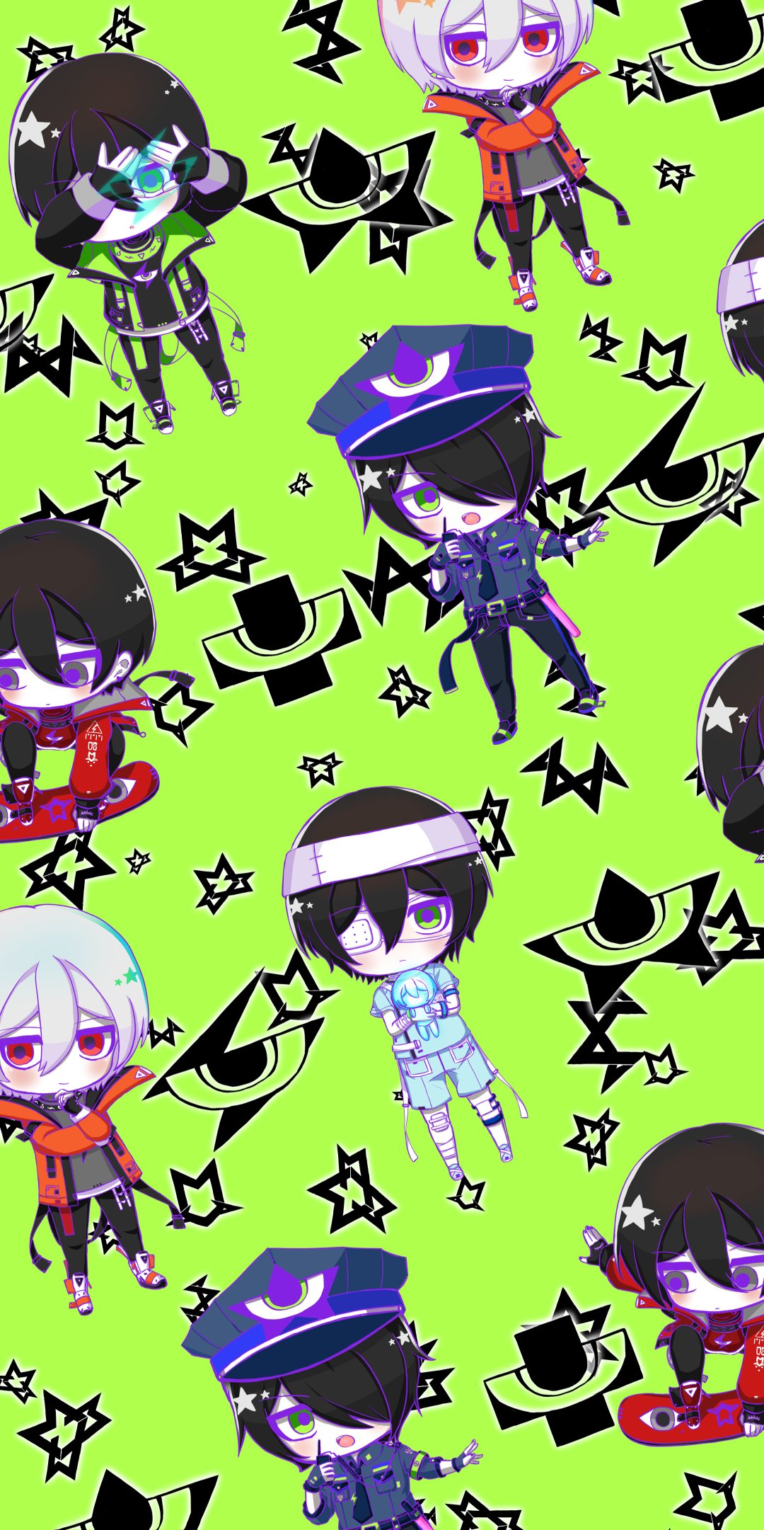もちもちピュア コンパスお絵描き 壁紙風でふぉるめ零夜くん T Co Heclgatvig Twitter