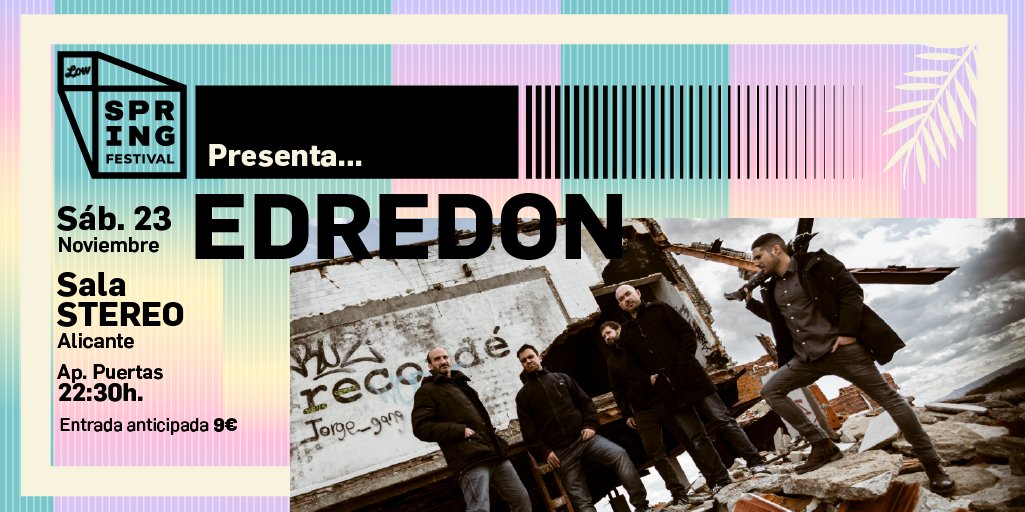 ¡Hoy nos vamos de concierto a <a href="/StereoAlicante/">Stereo Alicante</a> con <a href="/edredones/">EdredoN</a>! 
¿A quién veremos? 

🔥🎵 ¡Últimas entradas anticipadas a 9€! eventbrite.es/e/entradas-spr…