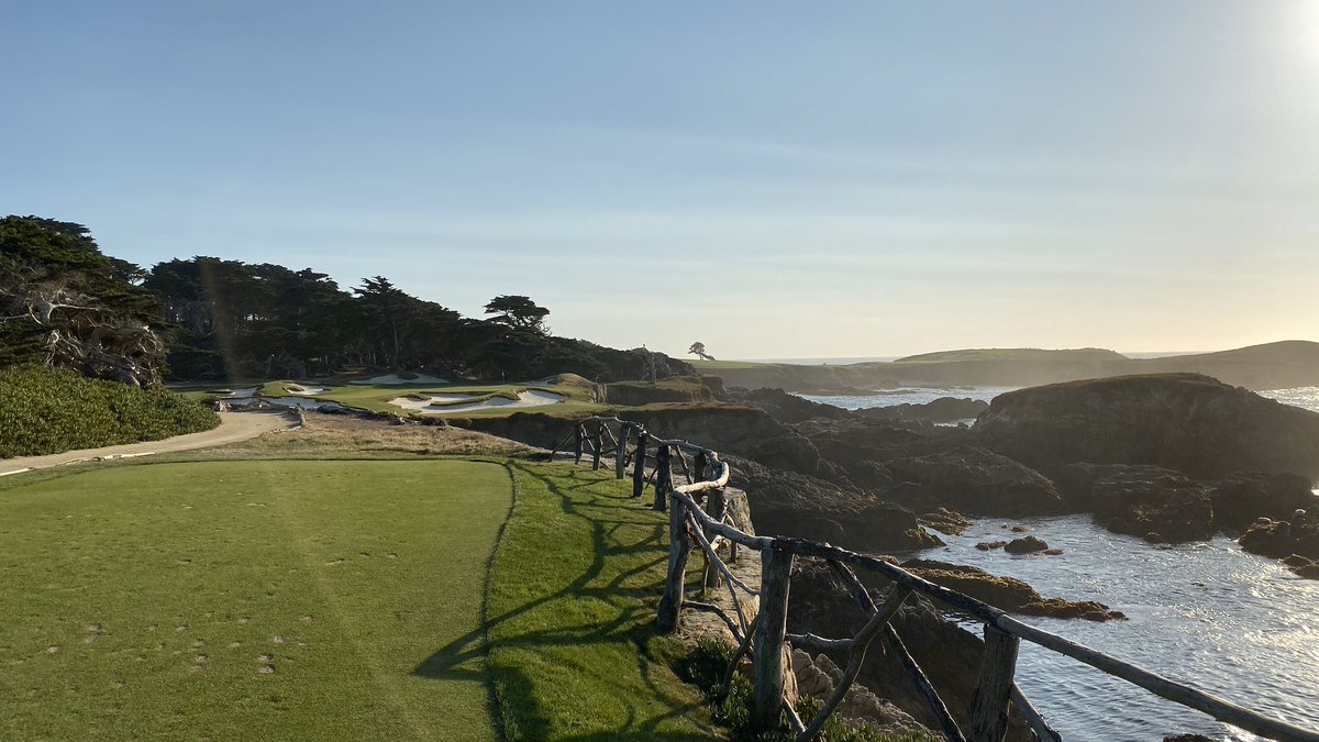 WorldsTop100's tweet photo. Cypress Point Club, World #2. Designed in 1928 by Dr Alister MacKenzie, collaborating with fellow golf course architect Robert Hunter. Set in coastal dunes, the course enters the Del Monte forest during the front nine and reemerges to the rocky coastline for the finishing holes. https://t.co/HsymS2jnva