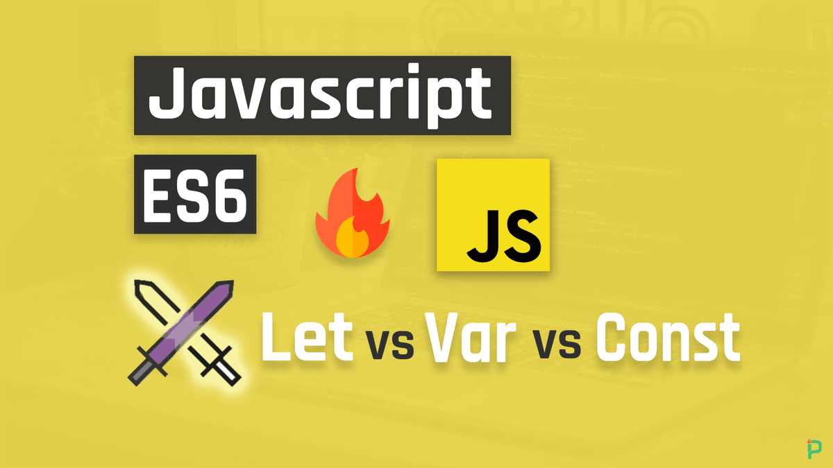 Javascript ES6 Let vs Var vs Const
go.ipenywis.com/es6-let-vs-var…

@modernJSDev <a href="/JavaScriptDaily/">JavaScript Daily</a> <a href="/TheJSDev/">The JavaScript Dev</a> <a href="/javascriptX/">JavaScript Planet</a> 

#code #coding #webdev #webApp #developer #programming #programmer  #NodeJS   #HTML #javascript #tutorial #es6