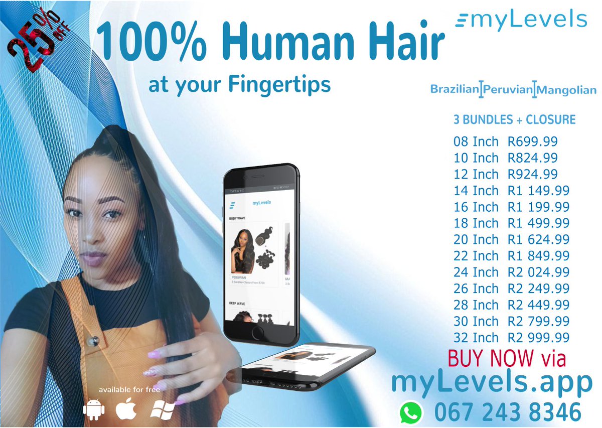 myLevelsApp's tweet image. Human hair wigs available via mylevels.app #DJSBU