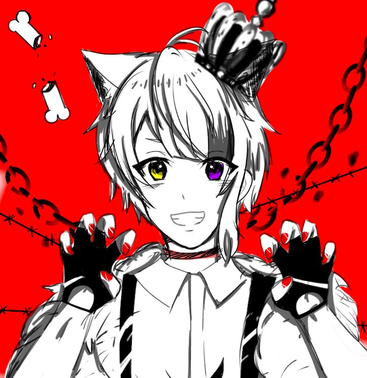 楼空 ろあ くん໒ ﾟ 莉犬くんルマ アナログイラスト すとぷりイラスト 莉犬くん 莉犬くんのルマのイラスト描いてみました