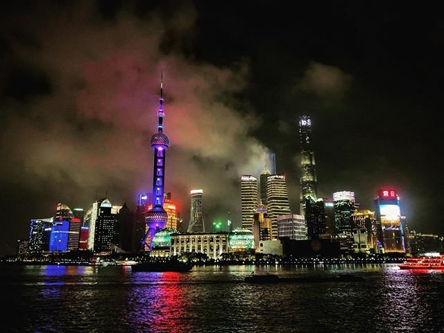 Shanghai’s Skyline seen from the Bund