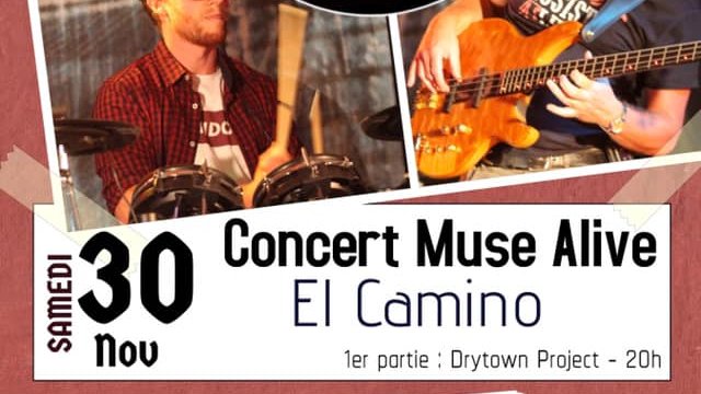 DrytownProject's tweet image. 🧸🤖🧛‍♀️ J-7 ! 👽 Drytown Project jouera le samedi 30 novembre, à 20h, au El Camino #Caen. Et juste après, place au groupe tribute MUSE ALIVE ! #concert