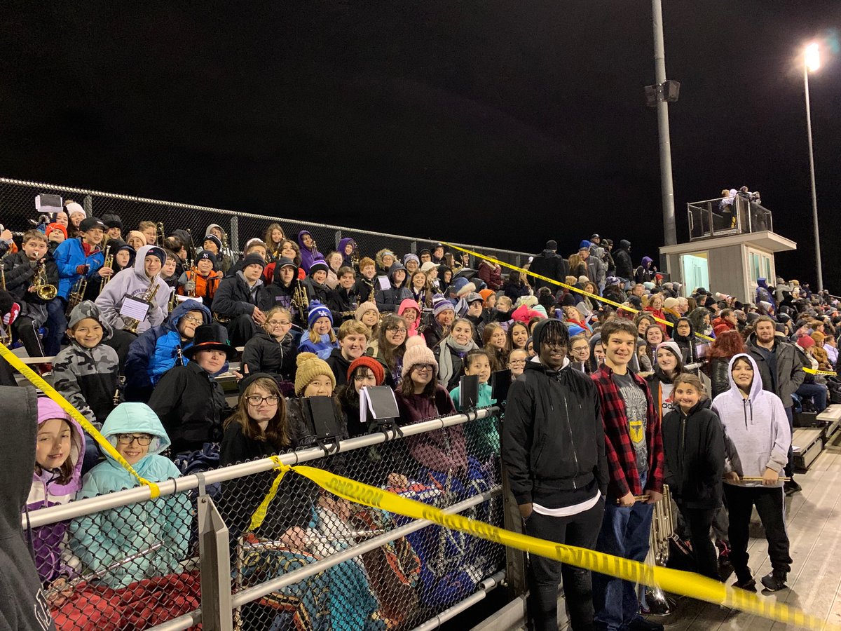 2019 Band Night, featuring students from TVES, NBIS, NBHS, and alumni!  We had a great time adding to the Homecoming Festivities!