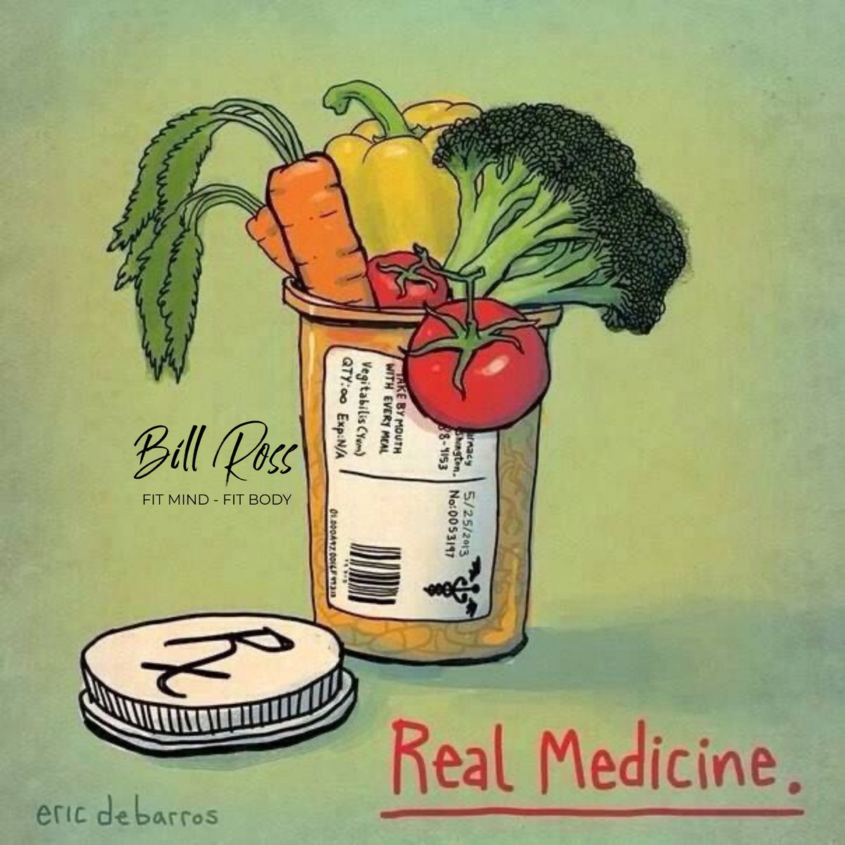 RT @Billrossfit: REAL MEDICINE 
.
.
.
#billross #personaltrainer #livelife #goals #fitness #healthcoach #health #fitlife #wellness #fitmindfitbody #exercise #nutrition #onlinetraining #onlinetrainer #paleo #lchf #jerf #diet #healthychoices #nutritionist …