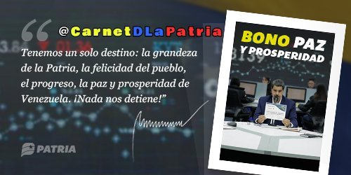 Carnet de la patria tweet media
