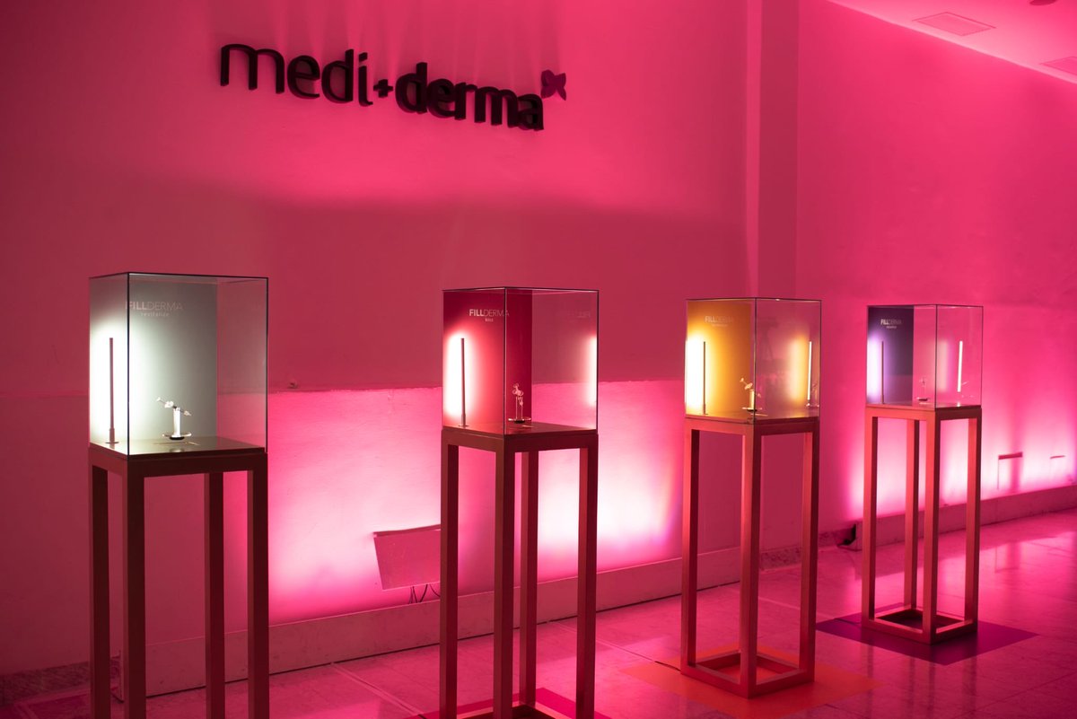 sesderma's tweet photo. Ayer tuvo lugar la I edición de Mediderma Global Treatment Day, un evento único que reunió a los mejores profesionales de la medicina #estética y la #dermatología, y en el que se presentó la última novedad de @medidermapro: los nuevos rellenos de ácido hialurónico #FILLDERMA 1/2 https://t.co/6xw10Nd1Am