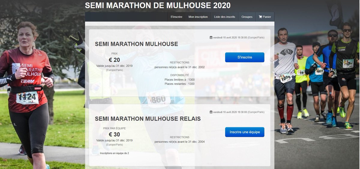 Ouverture des inscriptions ce dimanche 24 novembre. On vous attend nombreux. Toutes les infos sur semimulhouse.fr