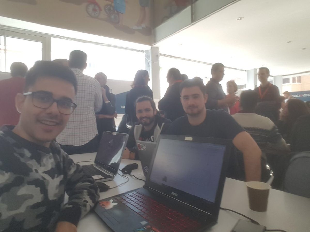 MultiTecUA's tweet photo. 🔥Nuestros compañeros se encuentran ya en @TorreviejaUA dándolo todo en esta edición de #HackeaTuDestino.

🍀Muchas suerte y ánimo a todos #DoItBetter https://t.co/9nksfTzxnw
