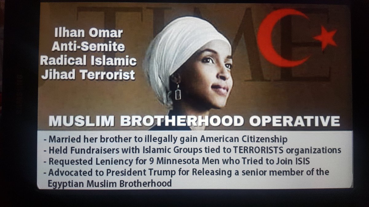 sealergirl's tweet photo. @lbc360 @IrisArc91599747 #GetOmarOutOfOurWH NOW !☠😠☠😠☠🕵️‍♀️
#GetTlaibOutOfOurWH #FireTlaib #lockAOCUp where's the MONEY you all STOLE #VoteDemsOut 
#FRAUDS 
#SaveAmerica #KAGA #TRUMP2020 #KEEPING AMERICA Great TOGETHER https://t.co/PEOyxqyndj