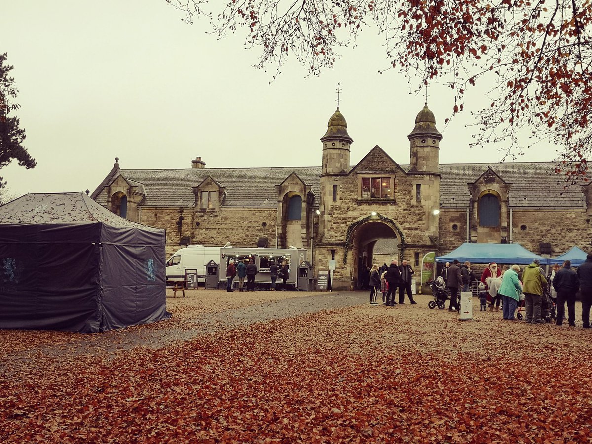 It's a great day to be out exploring the beautiful Dukeries area of North Nottinghamshire, even if it is a little drizzly. Winter Fest is well underway here @ThoresbyPark.