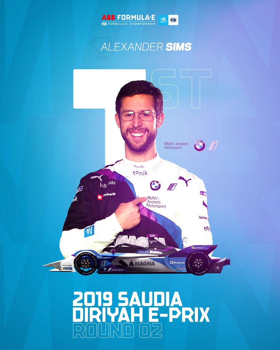 The Sims is more than just a game now! @AlexanderSims WINS the 2019 SAUDIA #DiriyahEPrix for @BMWMotorsport ⚡️