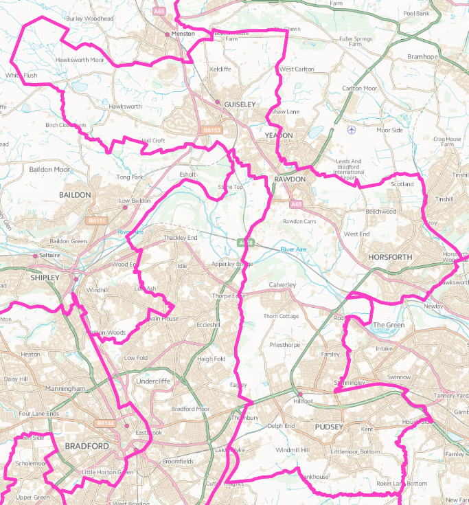 Now onto two constituencies that were so close but no cigar for Labour last time: Pudsey and Morley & Outwood.Pudsey covers its namesake along with the suburb of Horsforth and other villages up to Guisley.Morely & Outwood is more urban and covers both its namesakes.(10/18)
