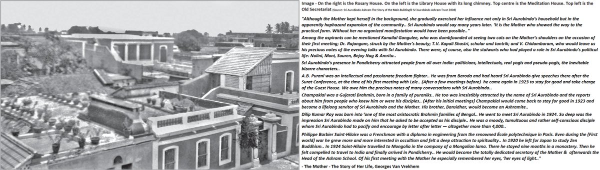 4) New Buildings acquired, New Sadhaks join:With the no. of inmates increasing, new buildings were inspected & rented around Library House (Rosary House, Meditation House, Secretariat)."Heaven's call is rare, rarer the heart that heeds." - A few hearts did heed to Their call: