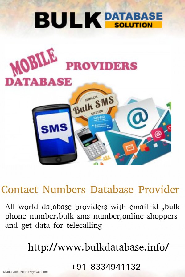 bulkdatabase_in's tweet image. BulkDatabase provide #USAbusinessmandatabaseprovider, #USAdoctorsemailiddatabaseprovider,#USAcarowneremailiddatabaseprovider,#USAcarowneremailiddatabaseprovider,#USAtourandtraveldatabaseprovider,large and premium quality service at a cheaper price. bulkdatabase.info