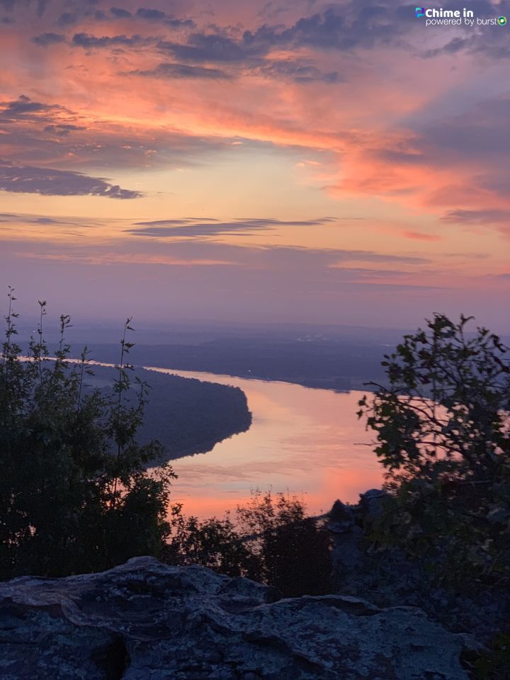 Sunrise on Petit Jean Mountain captured by Tanya Kelly. Send us your