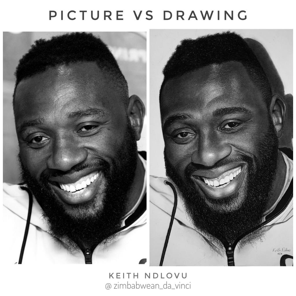 keithndlovu1's tweet image. Picture vs Drawing 
What do you think? 
@Beast_TM