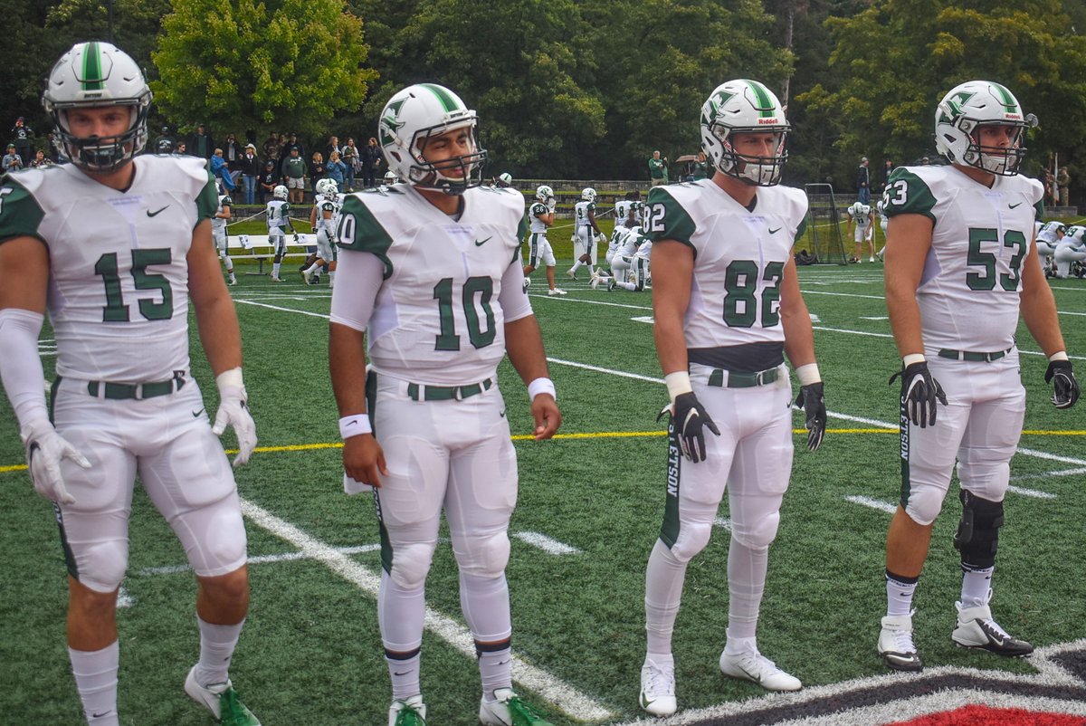 For the final time, captains for Stetson today are <a href="/gaven_defilippo/">Gaven DeFilippo</a> <a href="/colbyd_22/">Colby Duncan</a> @JamieCraske_36 <a href="/TarrenSmith1/">Tarren Smith II</a> and <a href="/AustinPerlman/">Austin Perlman</a> 
#Sunited