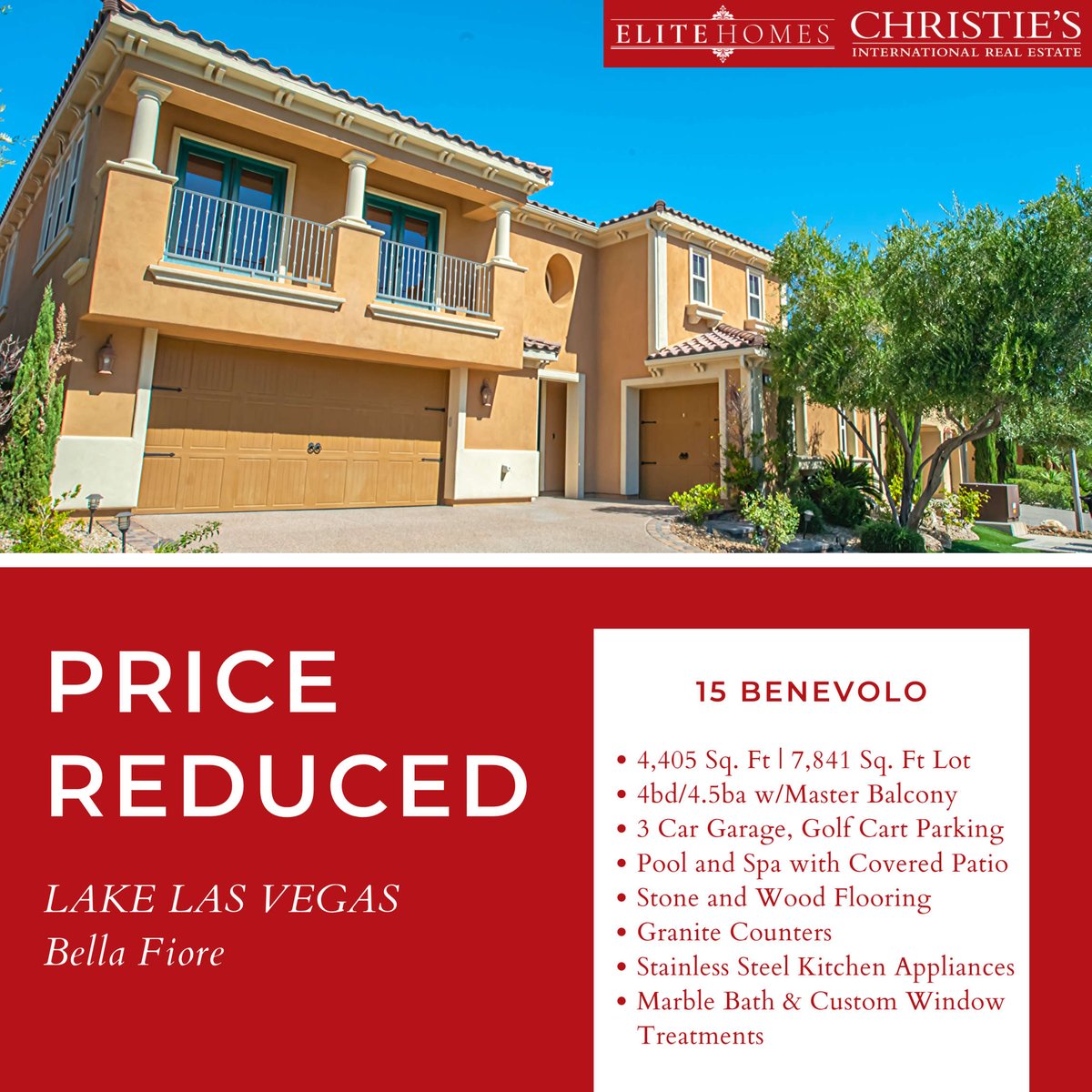 Check out this beautiful home in Lake Las Vegas! This spacious home is loaded with upgrades and available for only $699,000! Contact @lavettaschneider today to learn more!
🏡
#elitehomes #luxury #RealEstate #realtor #realty #christies #christiesrealestate #christieshomes