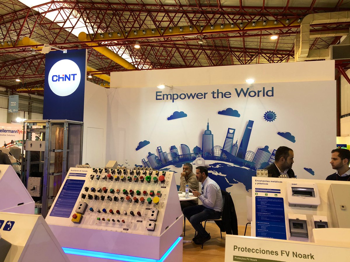 ChintElectricPT's tweet photo. Mais um dia na #Eletrica #Exponor não perca a oportunidade de visitar o nosso stand E-24 no pavilhão 2. https://t.co/9BCA8G4BcP