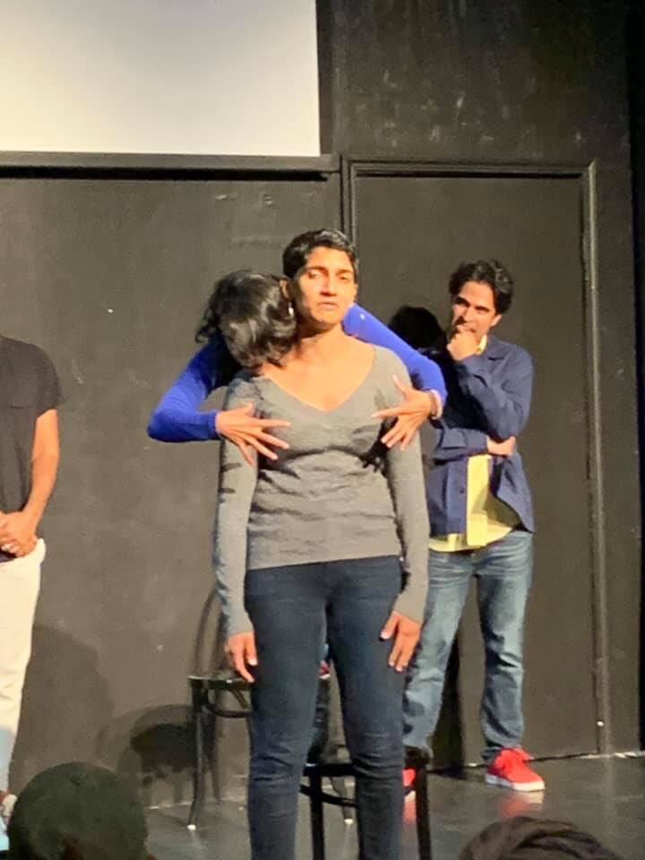 RasiRas's tweet photo. What a fantastic lineup hosted by @dhruvudaysingh and @Shilpadee last night at #SouthAsianAF #AsianAF @ucbtla✨with @sarayublue @PercyRustomji @sujataday @pri4priya @sawgrrr @kausartheperson @NealDandade @PallaviGunalan https://t.co/ovPsgfhlZ2