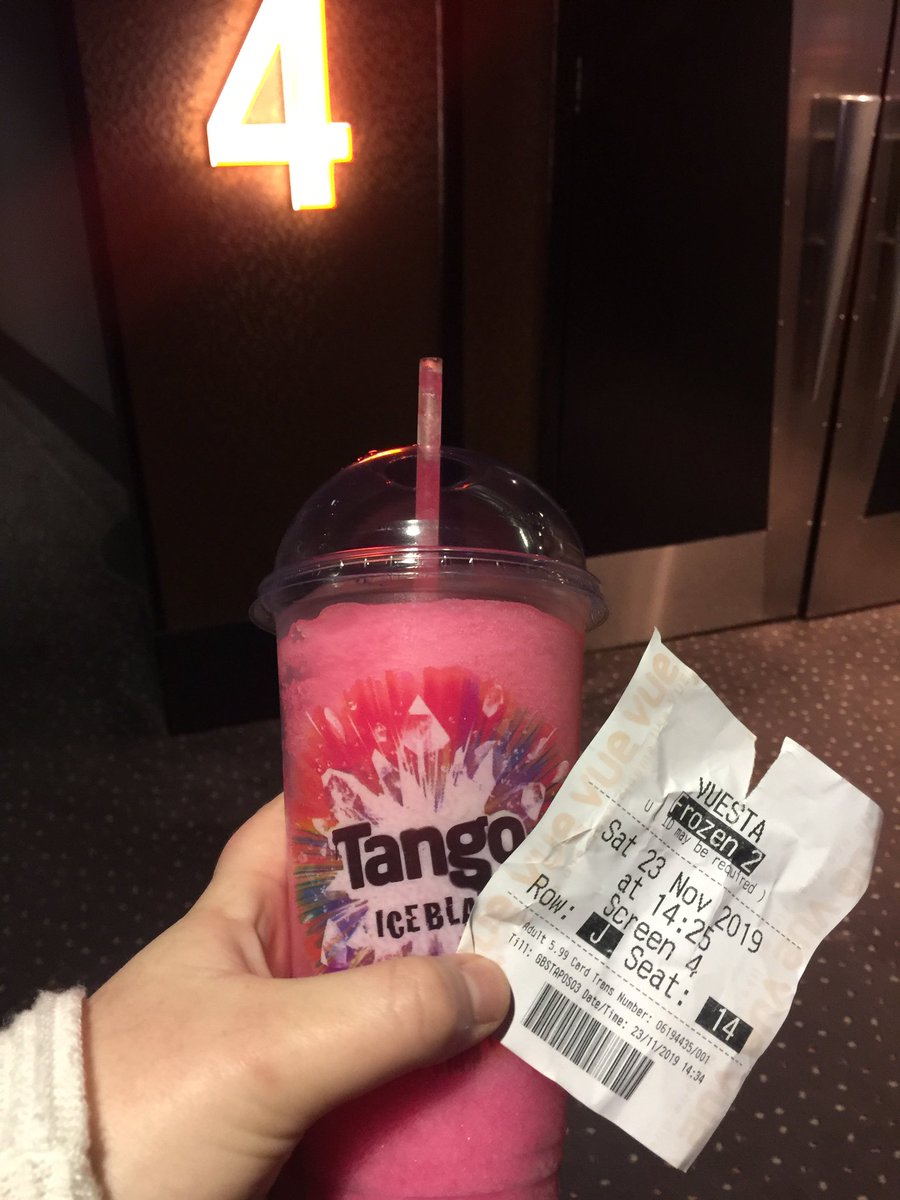 Cinema trip to see <a href="/DisneyFrozen/">Disney's Frozen</a> is not complete without a <a href="/TangoIceBlastUK/">Tango Ice Blast</a> thank you <a href="/vuecinemas/">Vue</a> #Frozen2 #cinema #selfcare #dothingsyouwanttodo #notwhatotherpeoplewantyoutodo