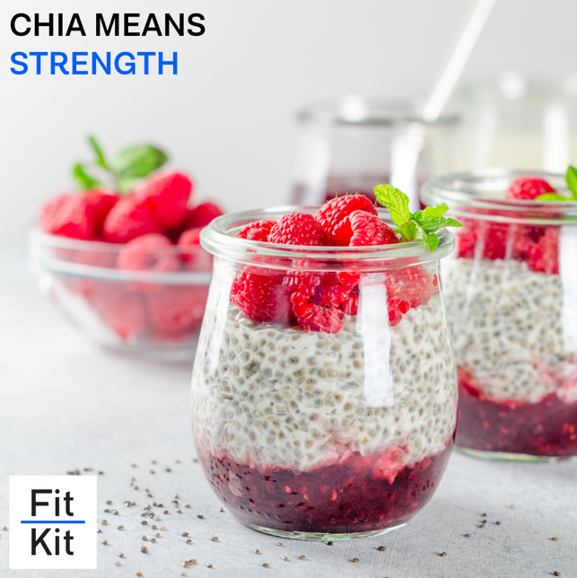 Did you know…adding chia seeds to your post-workout smoothie or breakfast oatmeal can keep you on top of your game? Yup, these bad boys contain healthy omega-3 fatty acids, carbohydrates, protein, fiber, antioxidants, and calcium. It’s no wonder that “chia” means strength.