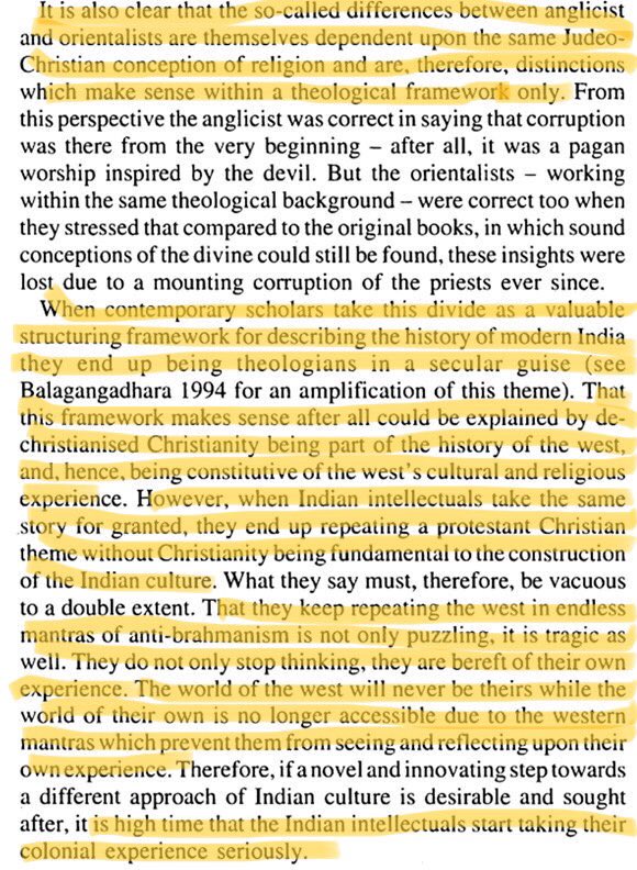 A simple, sharp & effective prose on the Xtian conceptual framework behind anti-brahmanism & some of its most famous proponents.