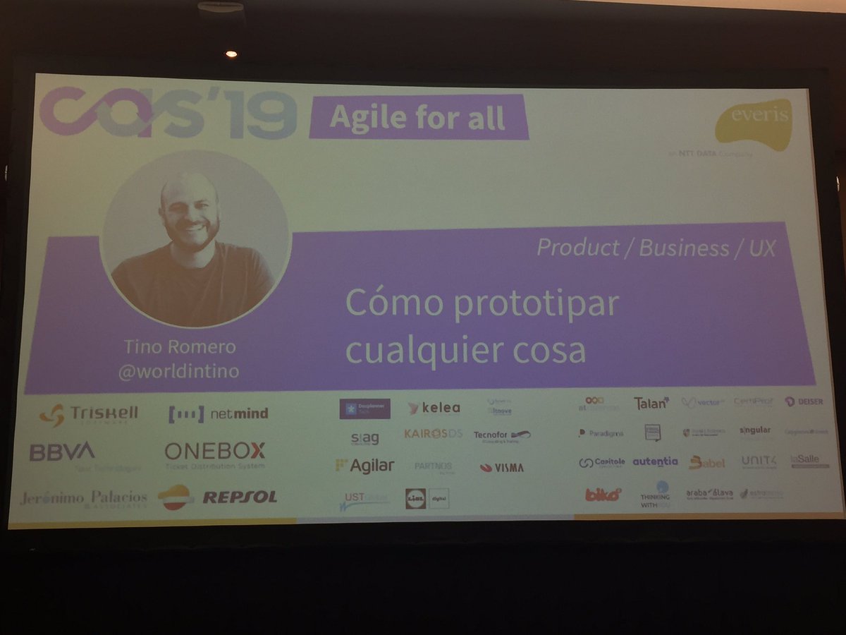 Deseando que comience <a href="/worldintino/">Tino</a> con su “Cómo #prototipar cualquier cosa” ✊🏼🤓🧠

#CAS2019 #AgileForAll #Agile