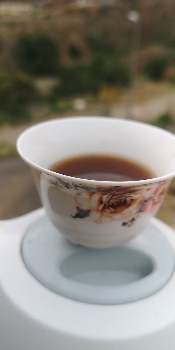 #القهوه
ما ألذ  فنجان القهوة من مزرعتنا.