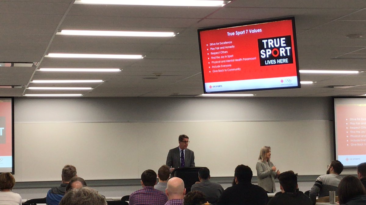 TOSportSummit's tweet photo. @CBCScottRussell addressing the Summit! @TOa11ySports @TorontoPFR @TOSportsCouncil https://t.co/5lJ2coJWjh