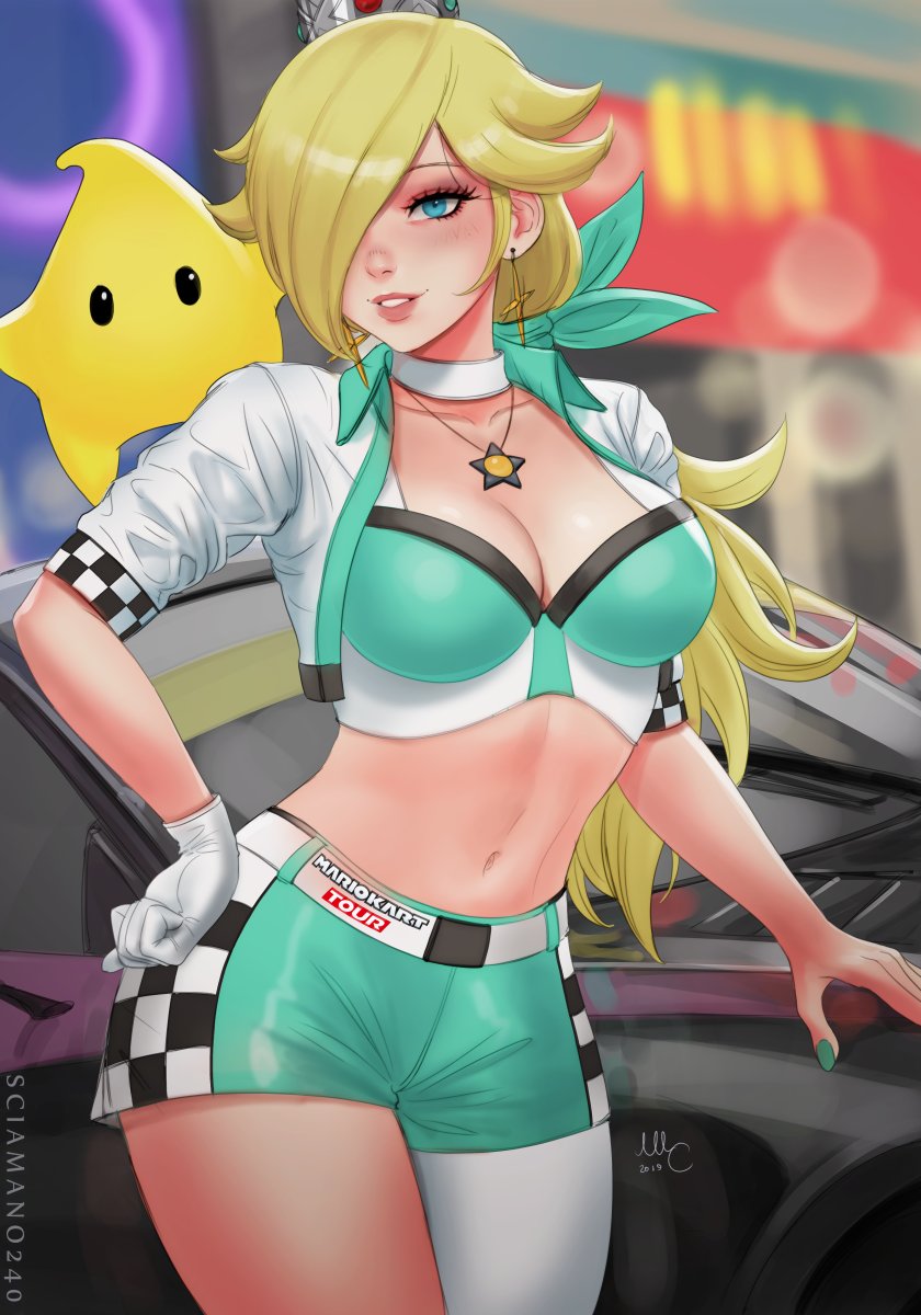 Race Queen Rosalina. 