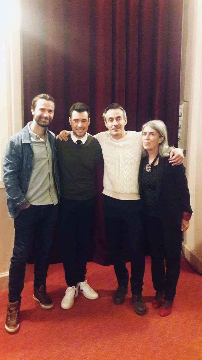 RegisDaro's tweet photo. Hier, c’est les bras chargés de #Molières que @benoitsoles a présenté à @villeagen son spectacle #LaMachineDeTuring, avec #AmauryDeCrayencour ! Bonheur de retrouver collègues et amis, après le sublime #Cyrano proposé en 2015, pour cette grande soirée au profit de #DemainDebout ♥️ https://t.co/rCchAs6L2z