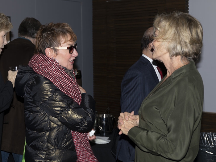 Jessica Lange at the opening reception for "Highway 61" at the Howard Greenberg Gallery. [📷:Eonnam Kim]