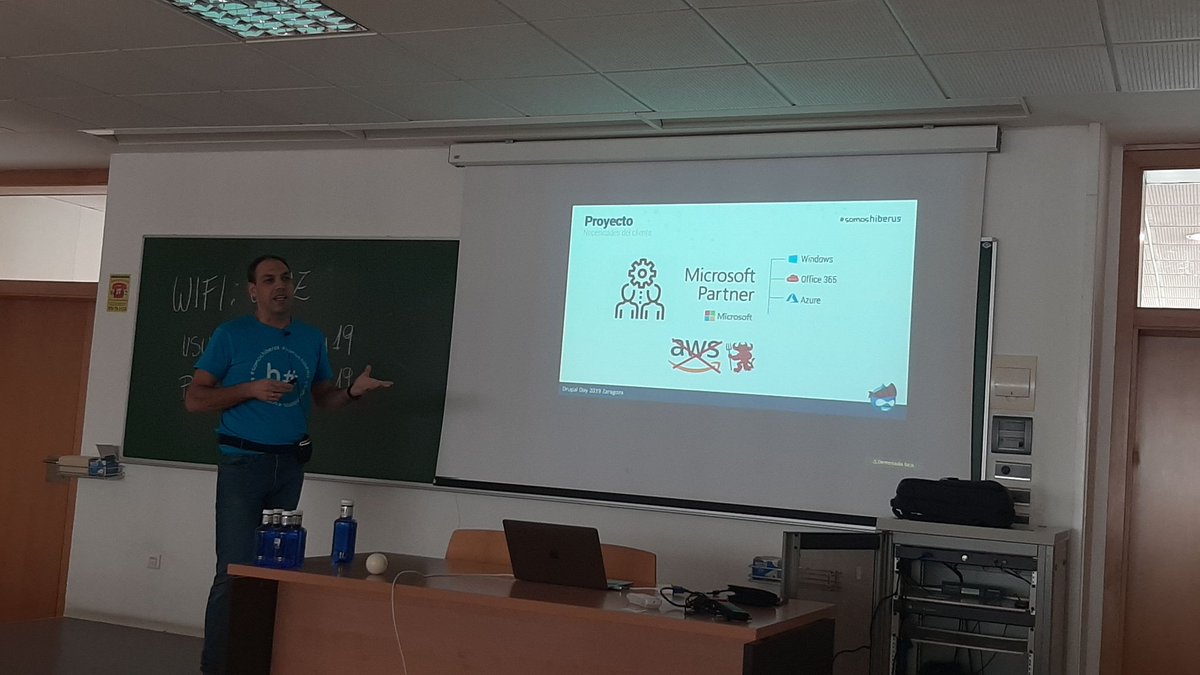 <a href="/julian_zgz/">Julian Valero</a>  de <a href="/Hiberus/">hiberus</a> Nos cuenta en la <a href="/DrupalDaySpain/">Drupal Day Spain</a> como Integrar Azure Blob Storage como sistema de archivos en #Drupal8. Charla muy 🔝 #somoshiberus