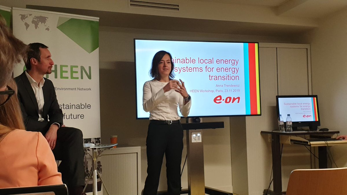 HeenNetwork's tweet photo. Sustainable local energy systems and #citizenenergycommunities for secure, sustainable, cost-efficient #EnergyTransition: intermittent, distributed #RES &amp; #NewLoads pose #grid challenges, must offer local benefits -@EON_de’s Anna Trendewicz, #HEEN12 at @IEA
#HEENworkshop https://t.co/HVmiQksrjH