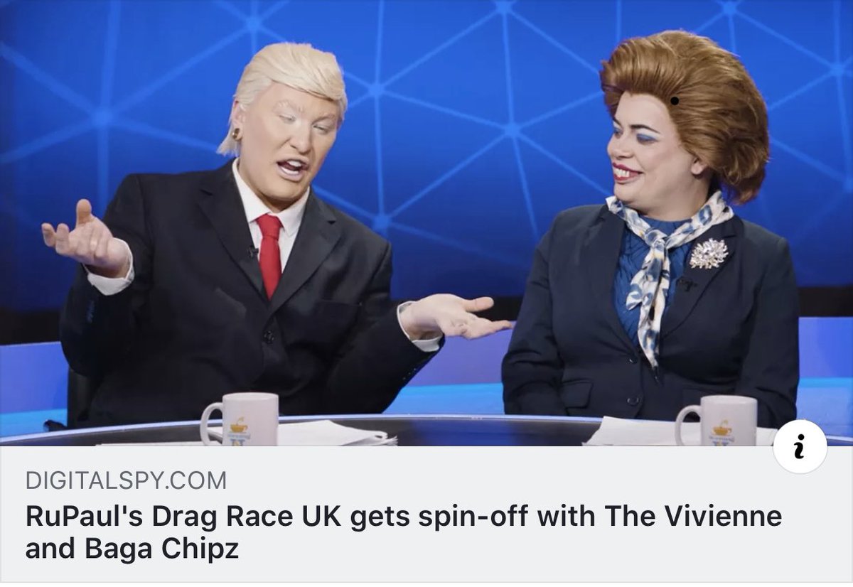 This IS NOT my prize for drag race. Sooo many people asked for a Trump and Thatcher show. So you’re getting it!! 😆 I will be filming another show in LA with WOW soon! ❤️