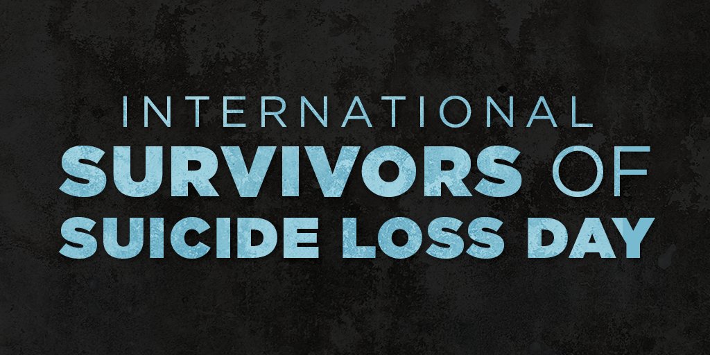 Today is the day we come together to show extra hope, support and encouragement to the ones we love and the ones we’ve lost. If you feel you need to talk to someone or know somebody in need, call (800) 273-8255. #SurvivorDay