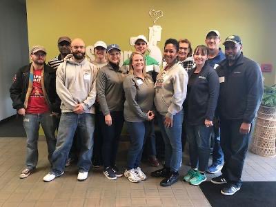 Great day yesterday volunteering with our amazing team ⁦<a href="/SecondHelpings/">Second Helpings</a>⁩.  We are so impressed with this efficient and impactful organization that fights hunger while rescuing food!  #FeedIndy