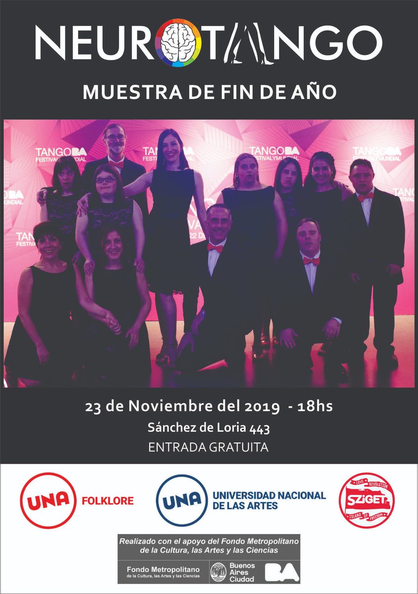 MateNeurotango's tweet photo. @MateNeurotango Muestra Artística del Taller universitario inclusivo NEUROTANGO: Tango Neurodiverso en la Universidad Nacional de las Artes. @gcba Buenos Aires. @FondoMetropolitano. Entrada gratuita. https://t.co/Yl2YgTge1h https://t.co/VYcf2TKM8k