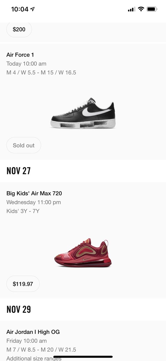 nike snkrs pending purchase