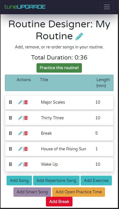 tuneupgrade's tweet image. Announcing #tuneUPGRADE (tuneupgrade.com), a free music practice manager! Design a practice routine and hit go, and tuneUPGRADE will guide you through, let you take notes as you practice, and track progress towards a weekly goal. #musiceducation #musicpractice #musicians