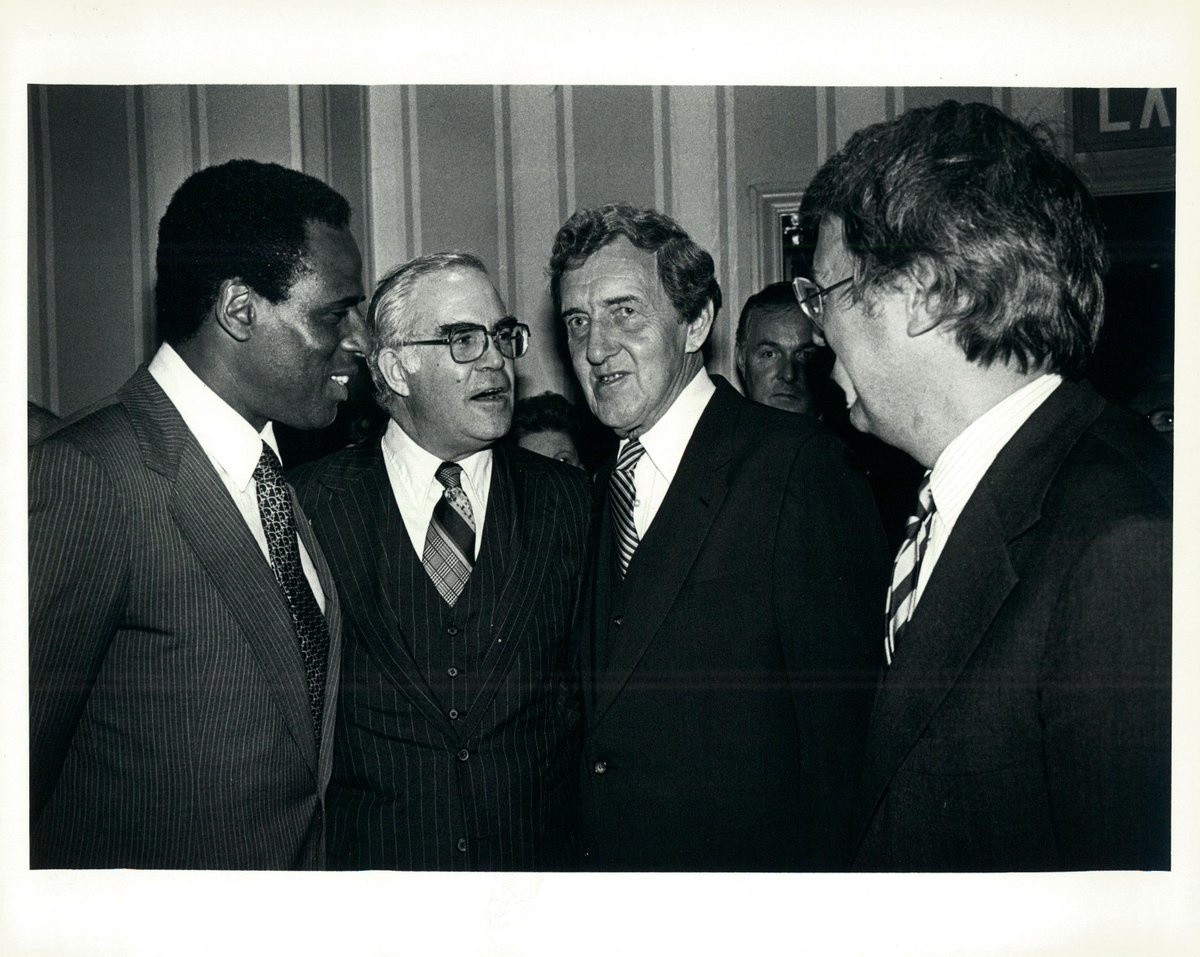 My familiarity w/ Bolton dates to the 1970s, when he crossed swords, repeatedly, with my father (then an Ambassador at the UN). He is, IMO, a treacherous, self-promoting, fundamentally disloyal person. Photo L to R: Carl McCall, my father (Richard W. Petree), SoS Muskie, Bolton.