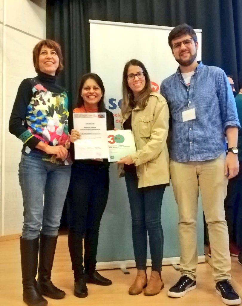 Premio a la mejor Comunicación de Experiencia para la representación canaria en las Jornadas de Residentes y Tutores de <a href="/semfyc/">semFYC</a> 
#JRTsemFYC <a href="/socamfyc/">SOCAMFYC</a> 
Fantástica exposición de nuestra R2 Mayte!! ✌👏