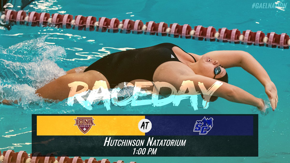IonaSwimming's tweet photo. #RACEDAY!!!
 
📍: New Haven, CT
🏟️: Hutchinson Natatorium
⏰: 1:00 p.m.
🆚: @SCSU_SwimDive_
📺: https://t.co/V0PeeoyVCf

#ICSD #GaelNation https://t.co/BrkwUx1dVc