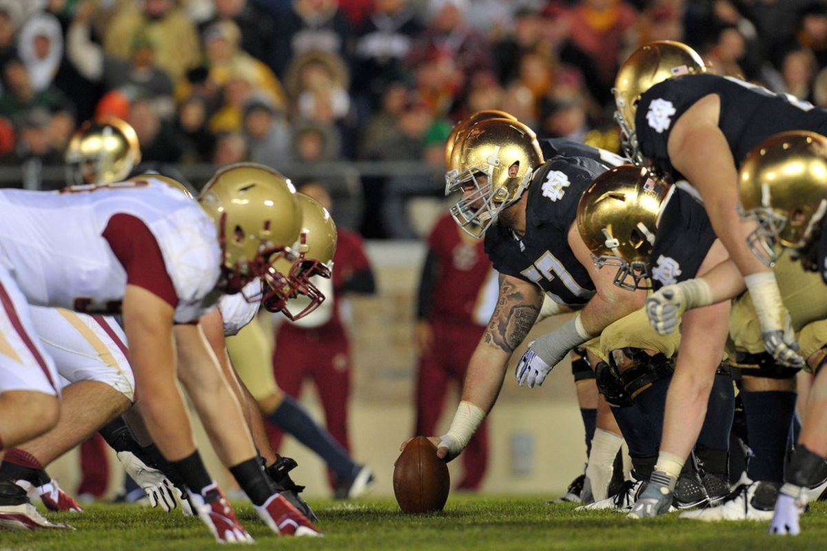Its the Holy War between BC and Notre Dame today at 2:30 #LetsGoIrish